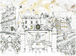 Domaine Clarence Dillon Greeting's Card